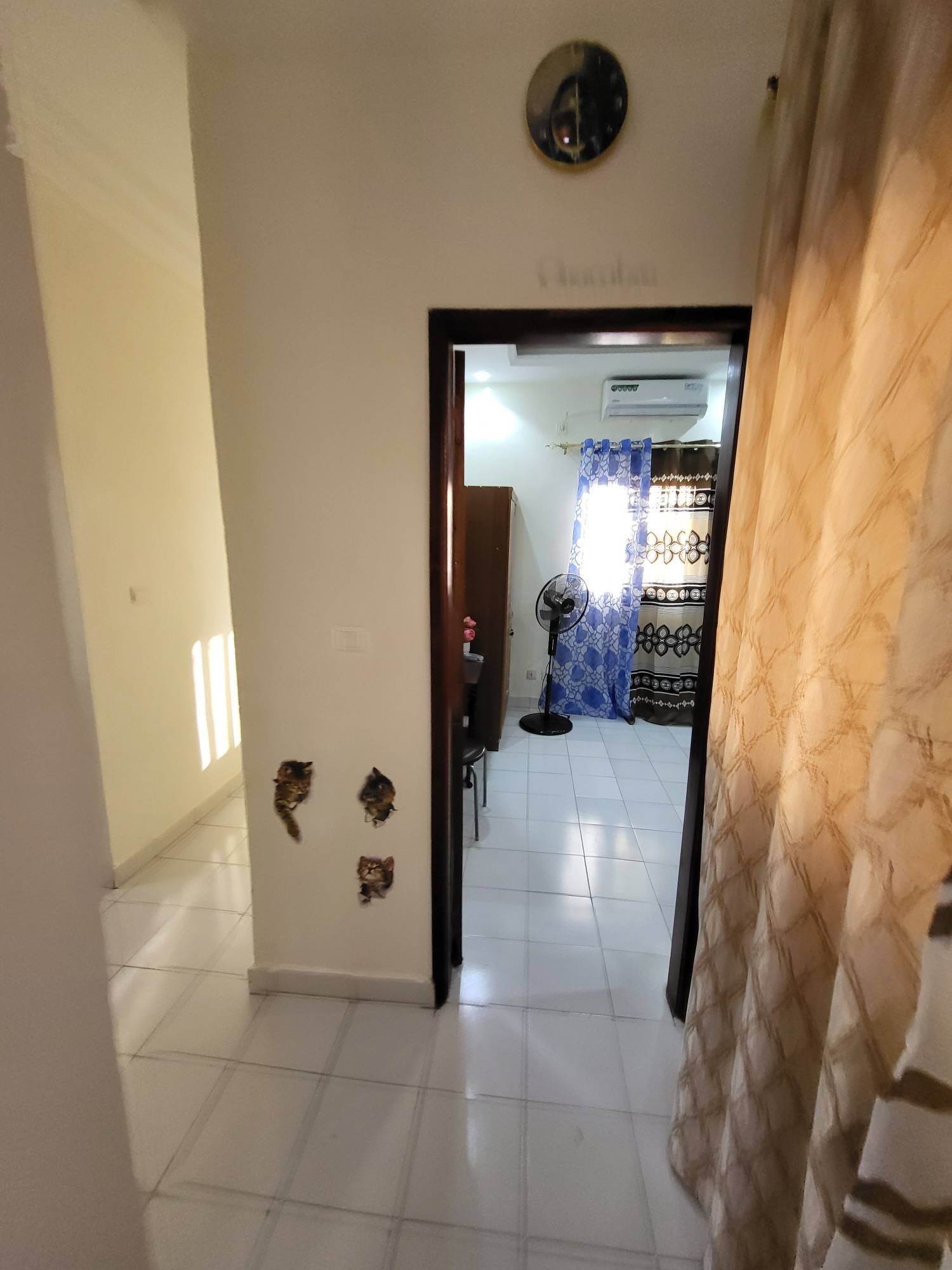 Hall d'entrée de la résidence meublée Dakar